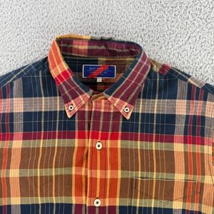 Best Made Co Shirt Mens Small Plaid Button Down Cotton Madras Designer Classic